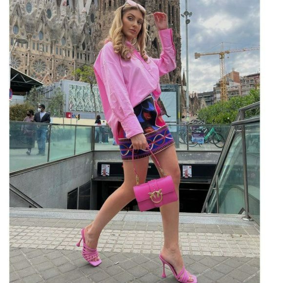 BLOGGER'S FAVE! ZARA PRINTED MINI SKIRT NWT - Picture 9 of 16